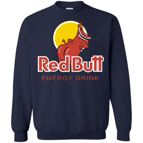 Sweatshirts Navy / Small Red butt Crewneck Sweatshirt