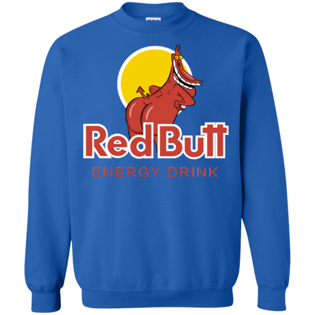 Sweatshirts Royal / Small Red butt Crewneck Sweatshirt