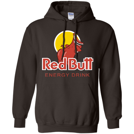 Sweatshirts Dark Chocolate / Small Red butt Pullover Hoodie