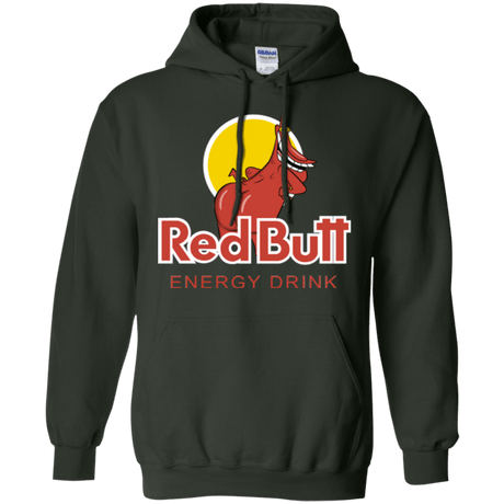 Sweatshirts Forest Green / Small Red butt Pullover Hoodie