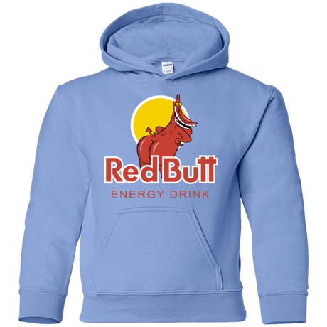 Sweatshirts Carolina Blue / YS Red butt Youth Hoodie