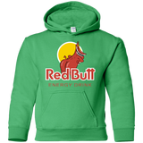 Sweatshirts Irish Green / YS Red butt Youth Hoodie