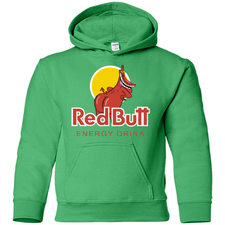 Sweatshirts Irish Green / YS Red butt Youth Hoodie