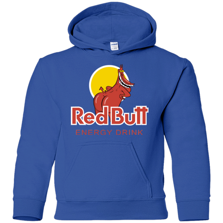 Sweatshirts Royal / YS Red butt Youth Hoodie