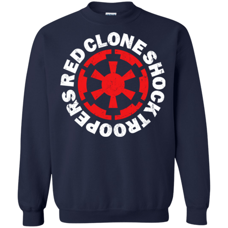 Sweatshirts Navy / Small Red Clone Crewneck Sweatshirt