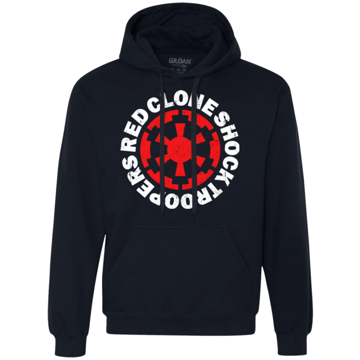 Sweatshirts Navy / Small Red Clone Premium Fleece Hoodie