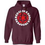 Sweatshirts Maroon / Small Red Clone Pullover Hoodie