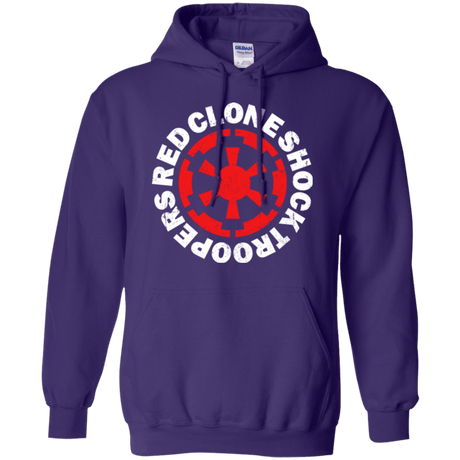 Sweatshirts Purple / Small Red Clone Pullover Hoodie