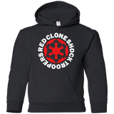 Sweatshirts Black / YS Red Clone Youth Hoodie