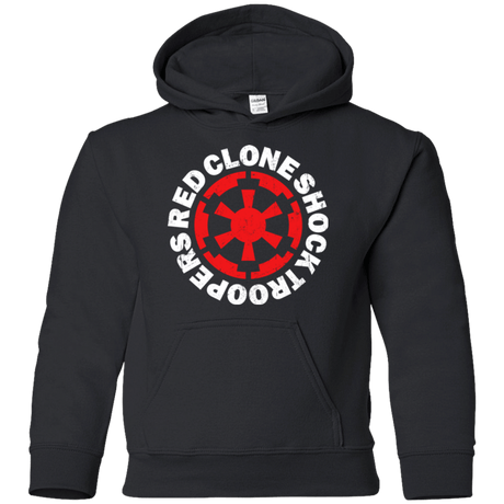 Sweatshirts Black / YS Red Clone Youth Hoodie