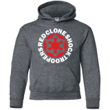 Sweatshirts Dark Heather / YS Red Clone Youth Hoodie
