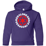 Sweatshirts Purple / YS Red Clone Youth Hoodie