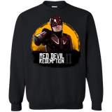 Sweatshirts Black / S Red Devil Redemptions Crewneck Sweatshirt