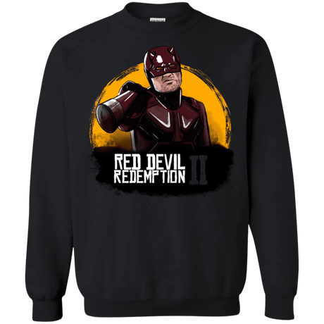 Sweatshirts Black / S Red Devil Redemptions Crewneck Sweatshirt