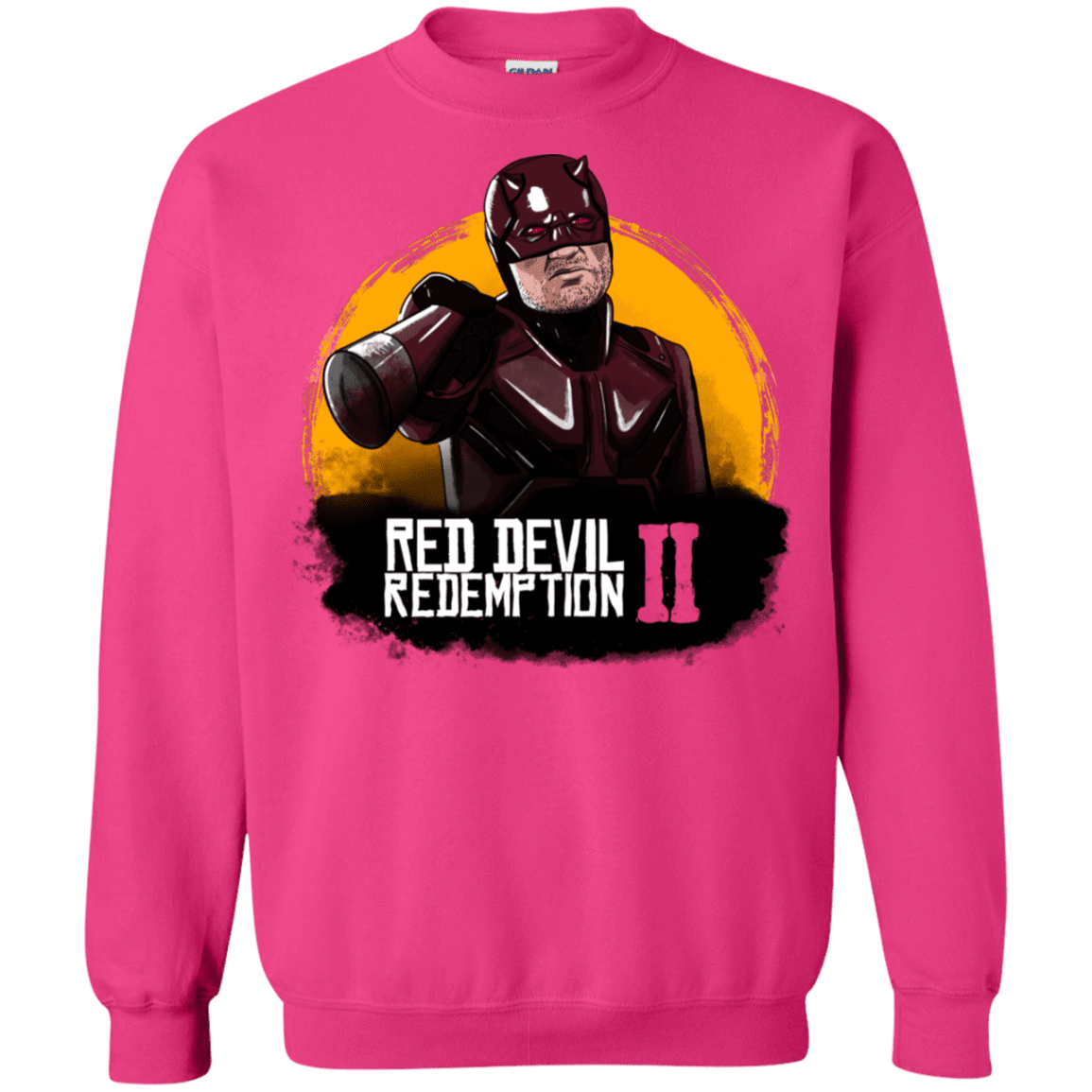 Sweatshirts Heliconia / S Red Devil Redemptions Crewneck Sweatshirt