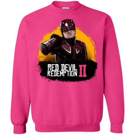 Sweatshirts Heliconia / S Red Devil Redemptions Crewneck Sweatshirt