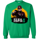Sweatshirts Irish Green / S Red Devil Redemptions Crewneck Sweatshirt