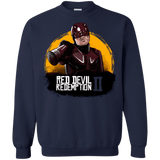 Sweatshirts Navy / S Red Devil Redemptions Crewneck Sweatshirt