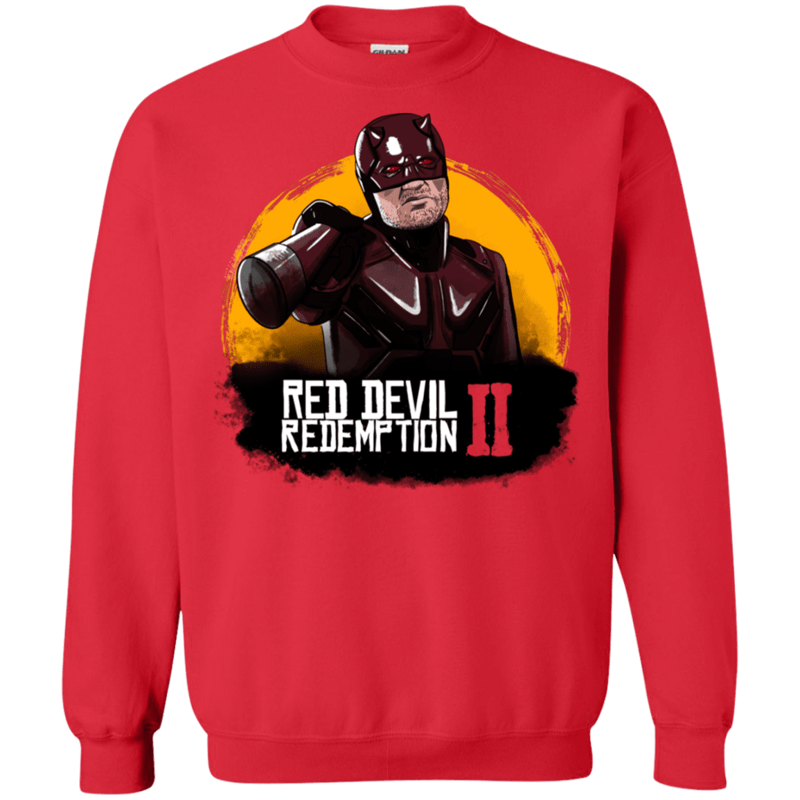 Sweatshirts Red / S Red Devil Redemptions Crewneck Sweatshirt