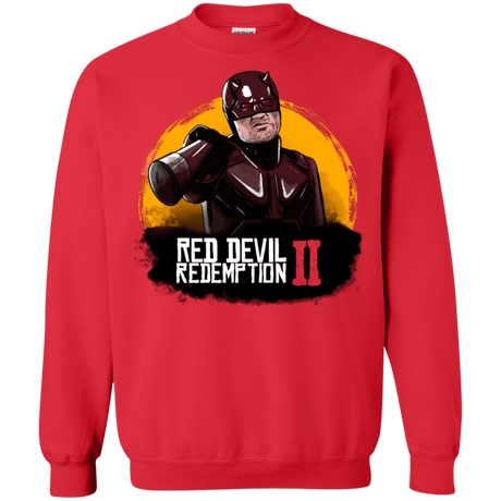 Sweatshirts Red / S Red Devil Redemptions Crewneck Sweatshirt