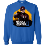 Sweatshirts Royal / S Red Devil Redemptions Crewneck Sweatshirt