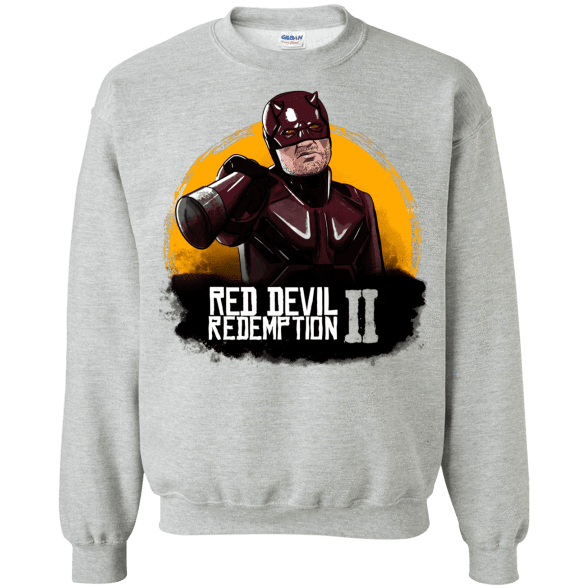 Sweatshirts Sport Grey / S Red Devil Redemptions Crewneck Sweatshirt