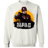 Sweatshirts White / S Red Devil Redemptions Crewneck Sweatshirt