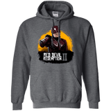 Sweatshirts Dark Heather / S Red Devil Redemptions Pullover Hoodie