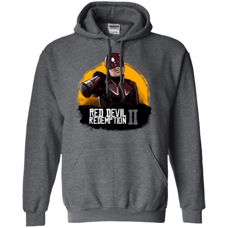 Sweatshirts Dark Heather / S Red Devil Redemptions Pullover Hoodie