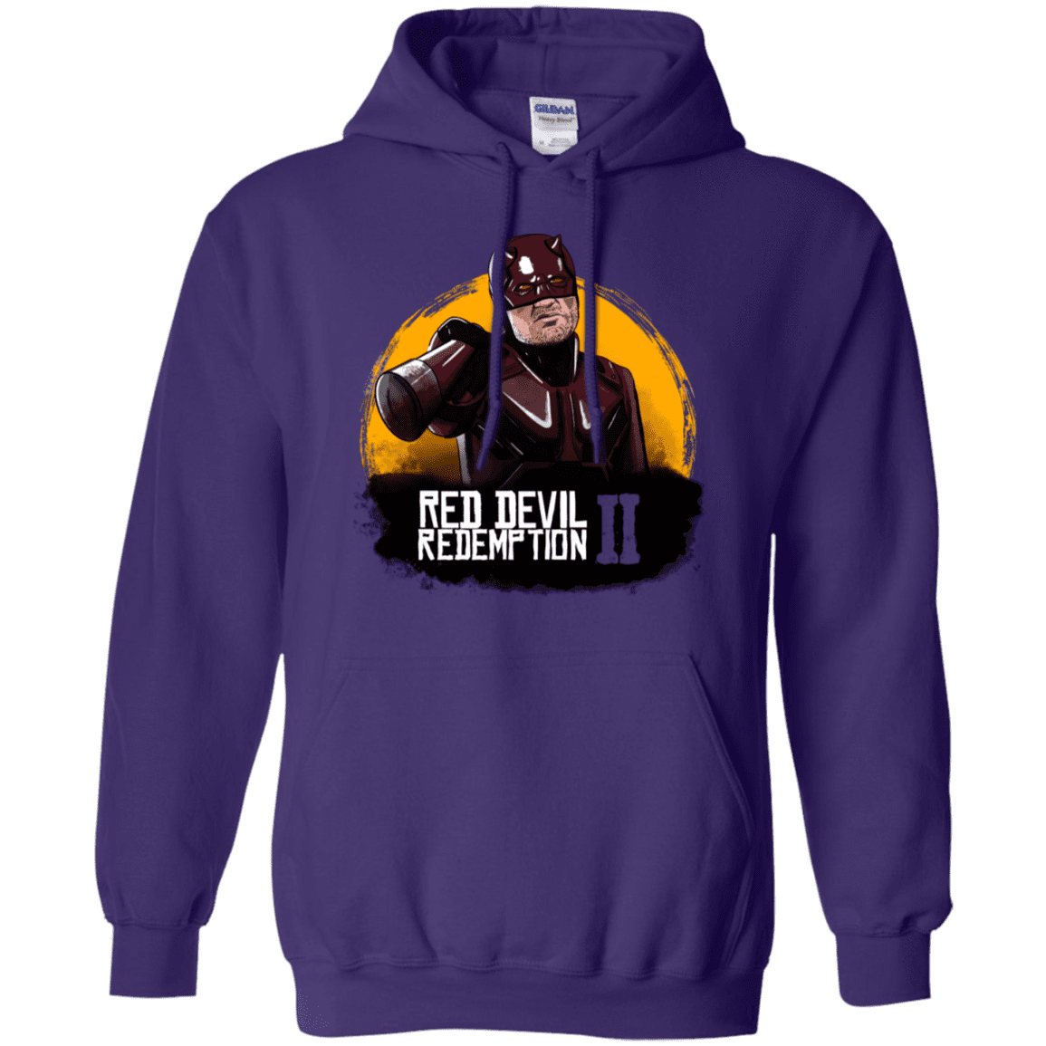 Sweatshirts Purple / S Red Devil Redemptions Pullover Hoodie