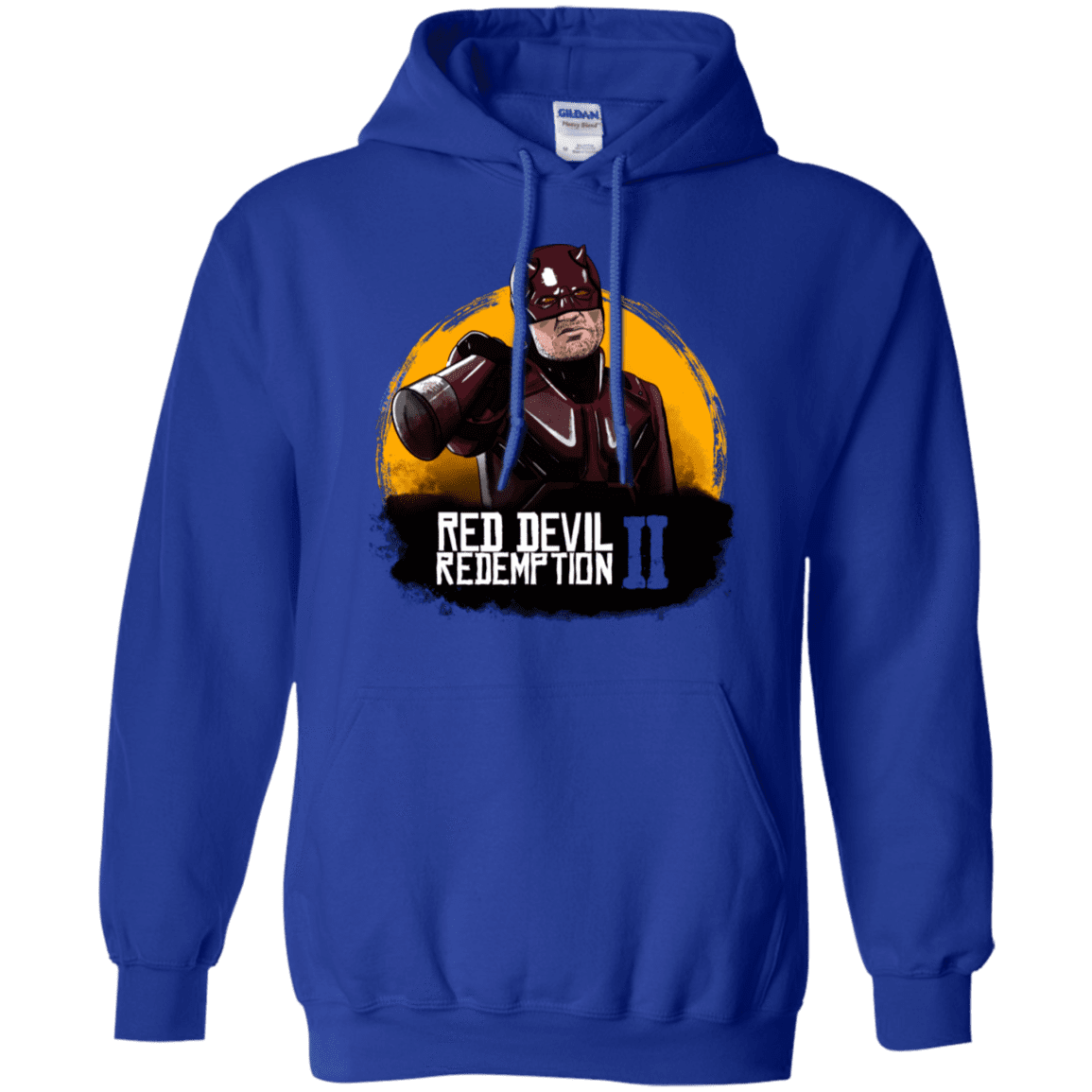 Sweatshirts Royal / S Red Devil Redemptions Pullover Hoodie