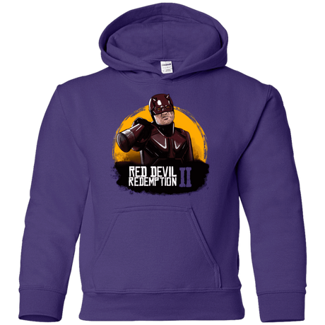 Sweatshirts Purple / YS Red Devil Redemptions Youth Hoodie