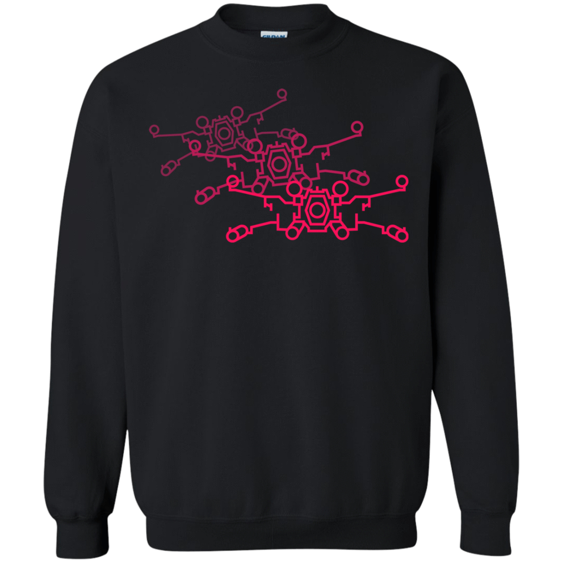 Sweatshirts Black / S Red Five Crewneck Sweatshirt