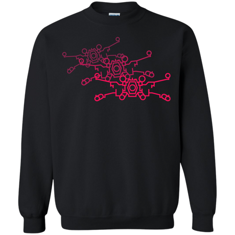 Sweatshirts Black / S Red Five Crewneck Sweatshirt