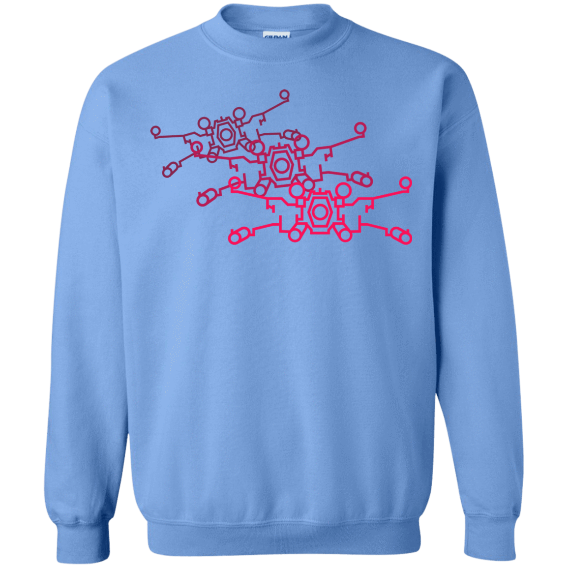 Sweatshirts Carolina Blue / S Red Five Crewneck Sweatshirt