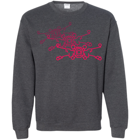 Sweatshirts Dark Heather / S Red Five Crewneck Sweatshirt