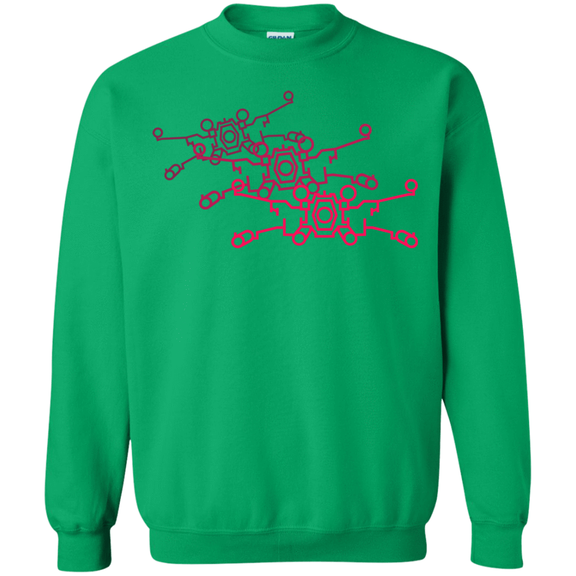 Sweatshirts Irish Green / S Red Five Crewneck Sweatshirt