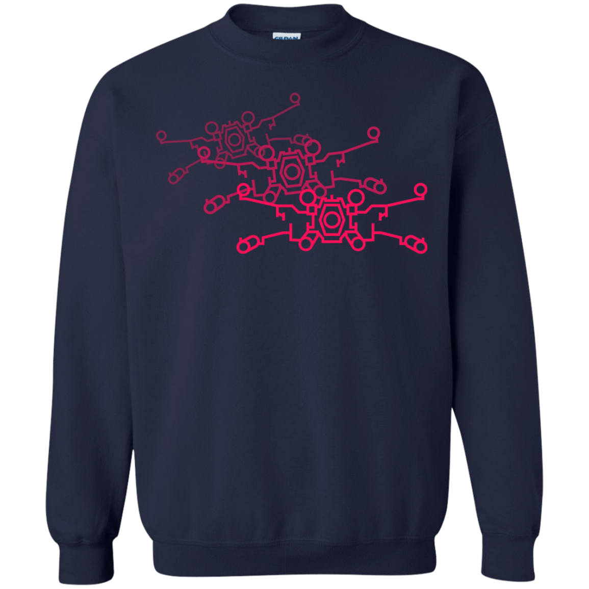 Sweatshirts Navy / S Red Five Crewneck Sweatshirt