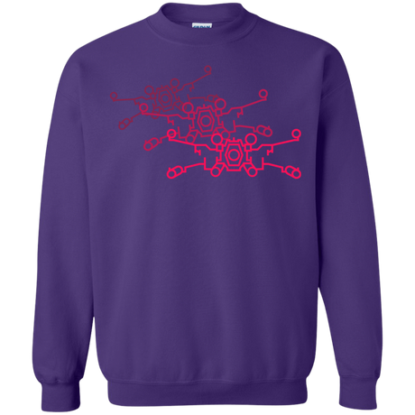 Sweatshirts Purple / S Red Five Crewneck Sweatshirt