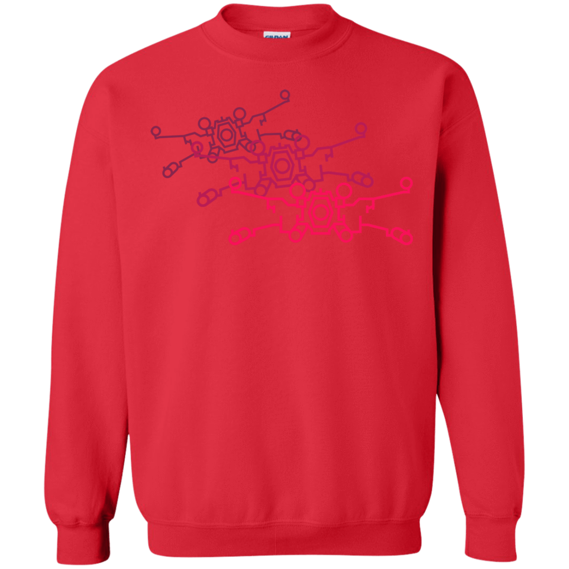 Sweatshirts Red / S Red Five Crewneck Sweatshirt