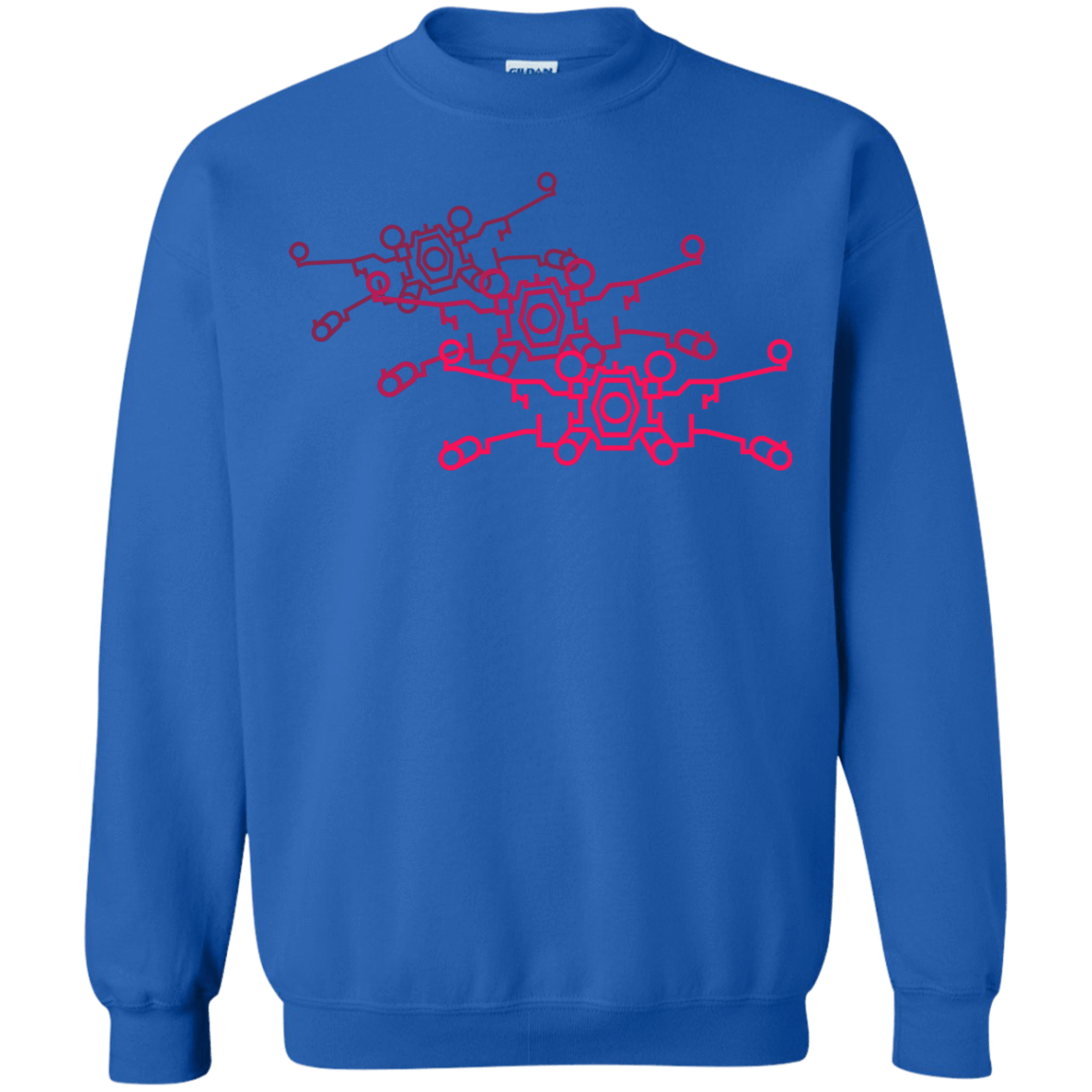 Sweatshirts Royal / S Red Five Crewneck Sweatshirt