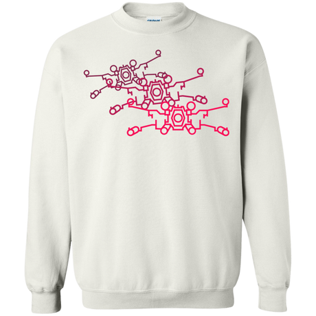 Sweatshirts White / S Red Five Crewneck Sweatshirt