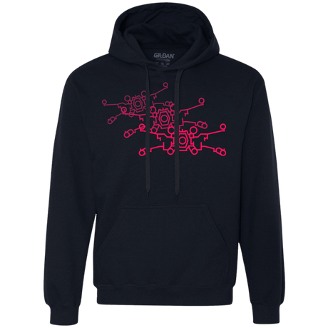Sweatshirts Navy / S Red Five Premium Fleece Hoodie