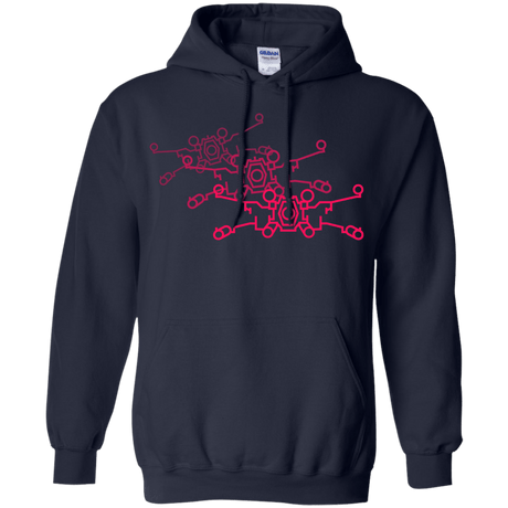 Sweatshirts Navy / S Red Five Pullover Hoodie