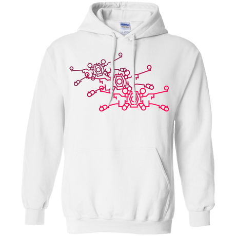Sweatshirts White / S Red Five Pullover Hoodie
