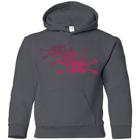 Sweatshirts Charcoal / YS Red Five Youth Hoodie