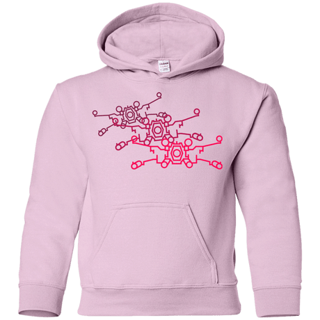Sweatshirts Light Pink / YS Red Five Youth Hoodie