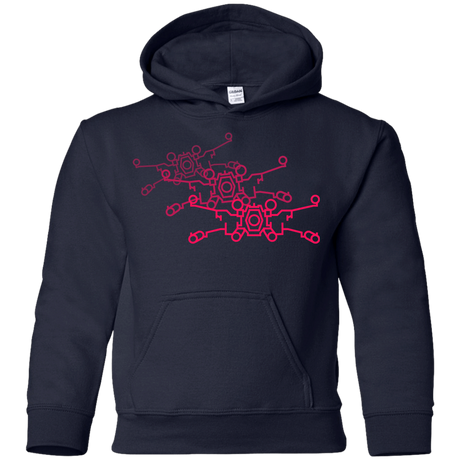 Sweatshirts Navy / YS Red Five Youth Hoodie