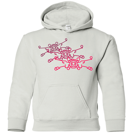 Sweatshirts White / YS Red Five Youth Hoodie