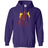 Sweatshirts Purple / Small Red Hero Pullover Hoodie